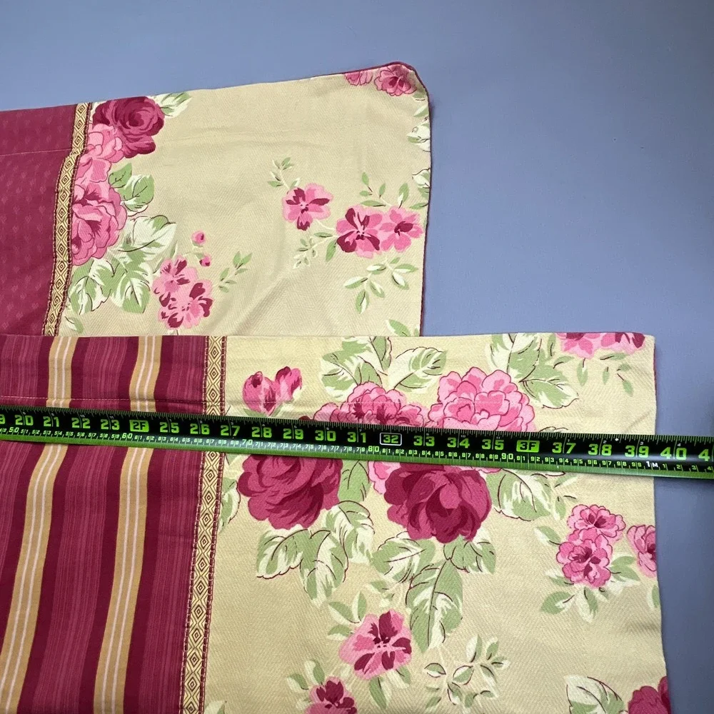 Set Of 2 Laura Ashley Miranda Patchwork Pillow Shams Multi Floral (39